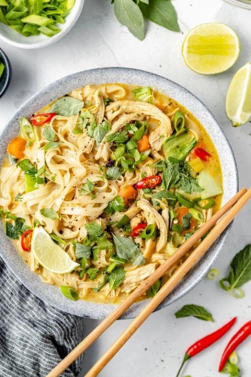 Curry Chicken Noodle Soup