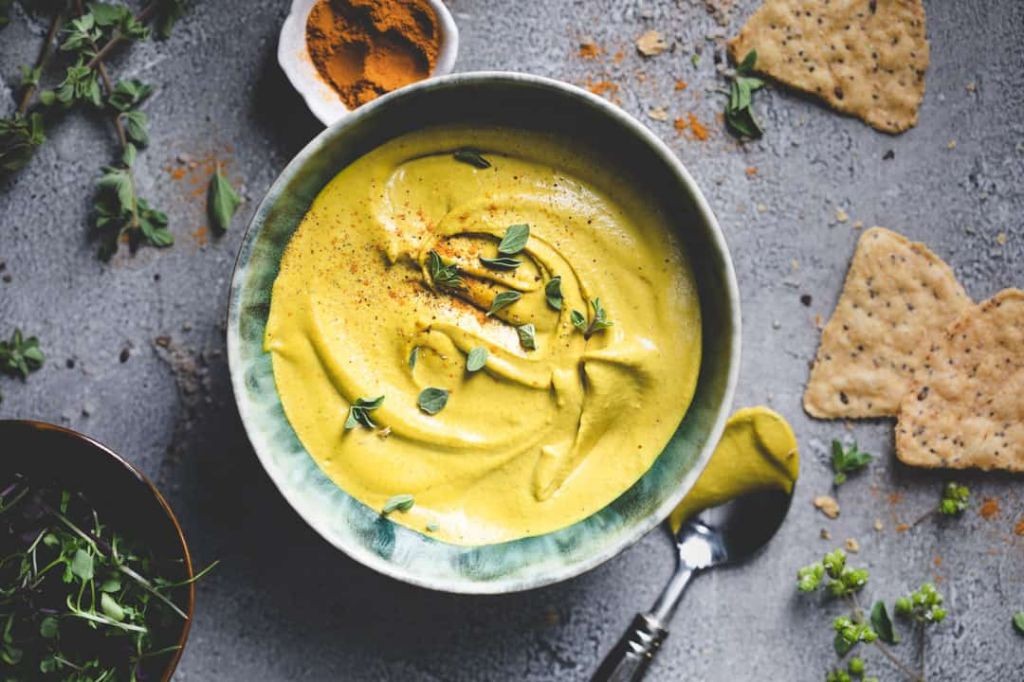 Curry and Coconut Hummus