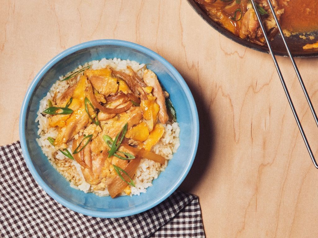 Curry-Spiced Oyakodon