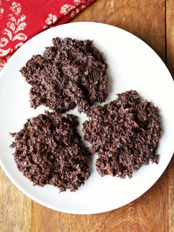 Dark Chocolate Coconut Haystacks