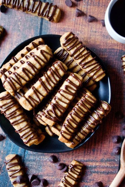 Dark Chocolate Espresso Shortbread