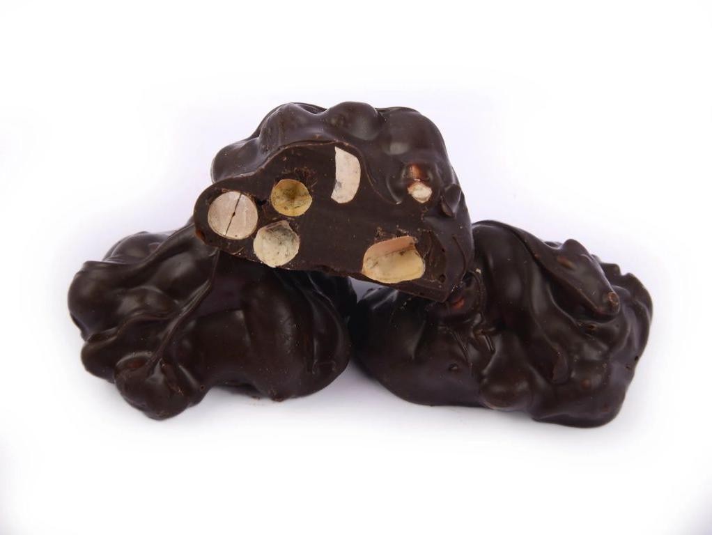 Dark Chocolate Peanut Clusters