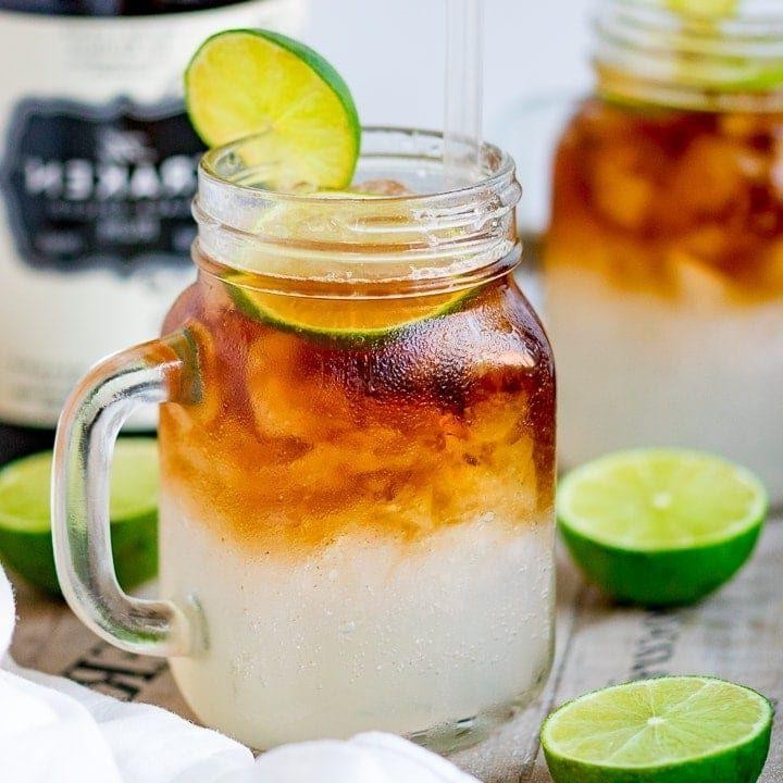 Dark and Stormy with Kraken Rum