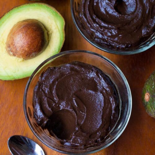 Decadent Chocolate Avocado Puree