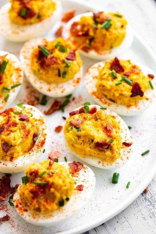 Deviled Eggs with Bacon