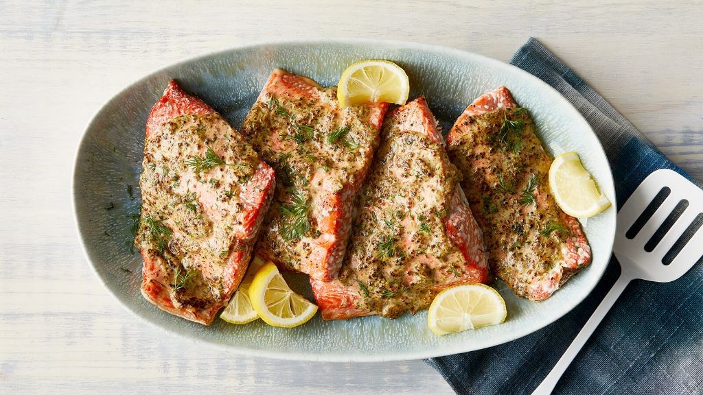 Dijon Mustard and Dill Salmon Marinade
