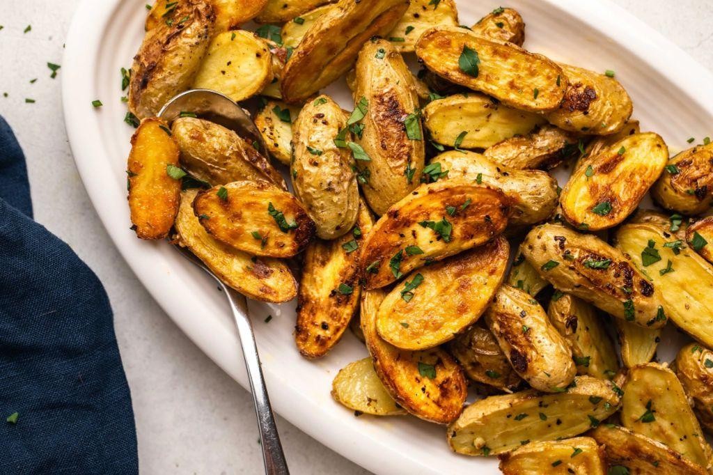 Dijon Mustard and Herb Roasted Potatoes