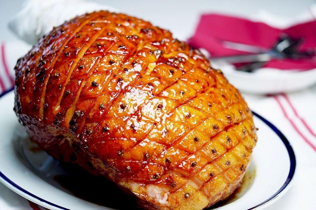 Dijon Mustard and Maple Glazed Ham