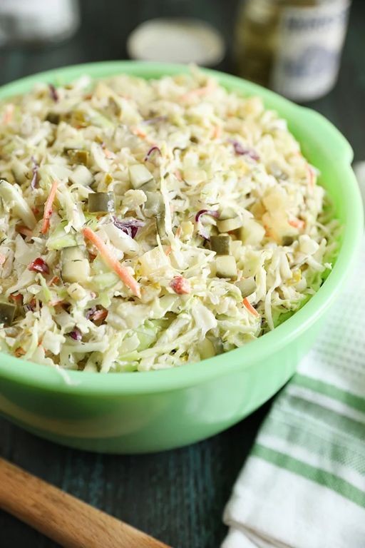 Dill Pickle Coleslaw