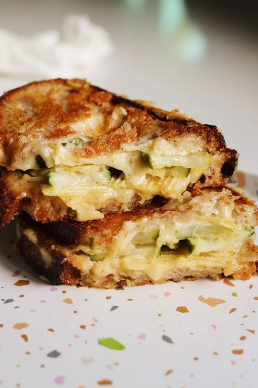 Dill Pickle Grilled Cheese Sandwich