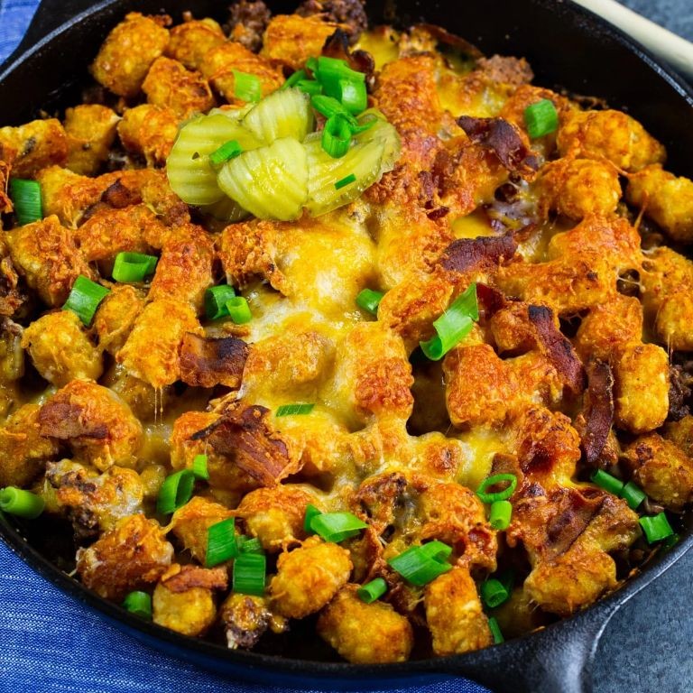 Dill Pickle Tater Tot Casserole
