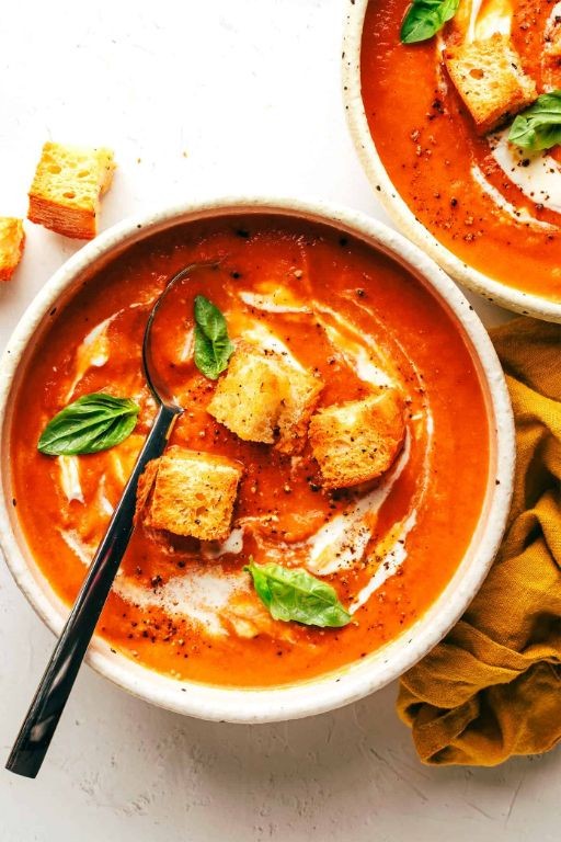 Direct-from-the-vine tomato soup