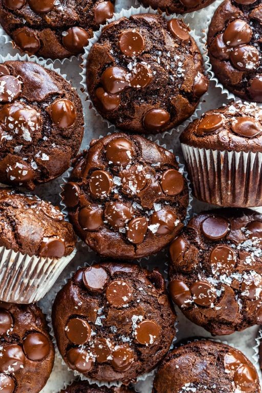 Double Chocolate Chip Muffins