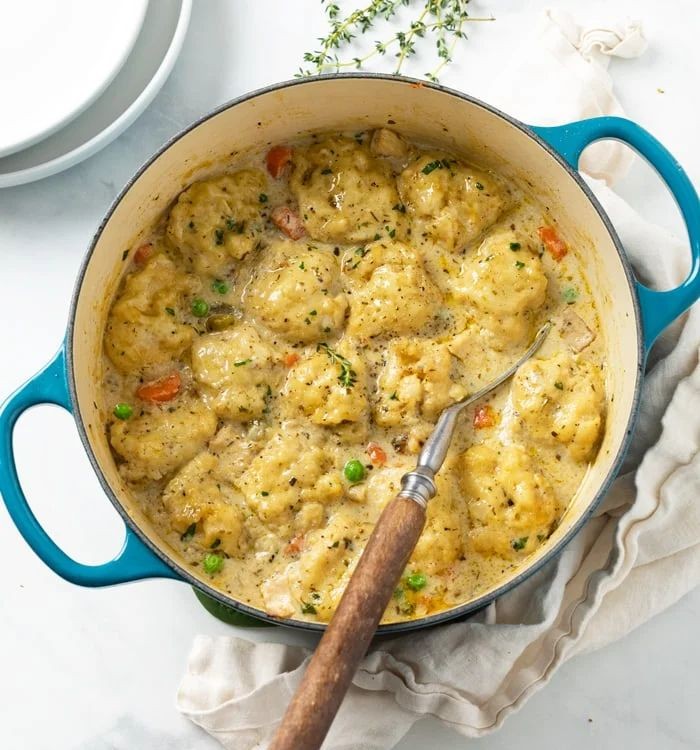 Dutch Oven Chicken and Dumplings