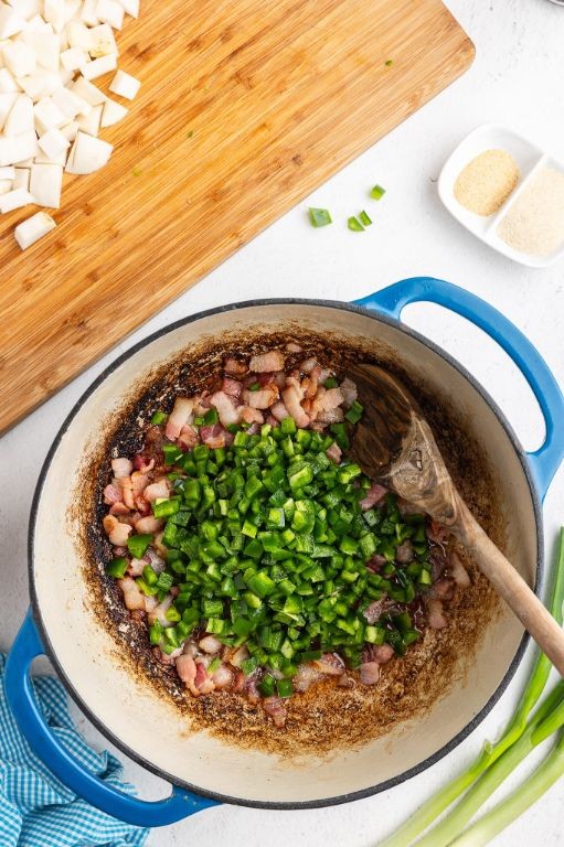 Dutch Oven Keto Jalapeño Popper Chicken