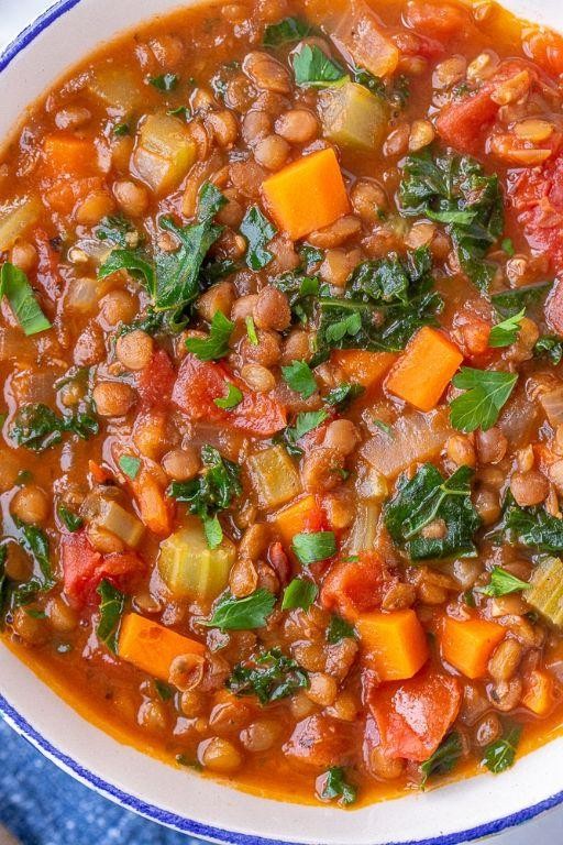 Easy Canned Lentil Soup