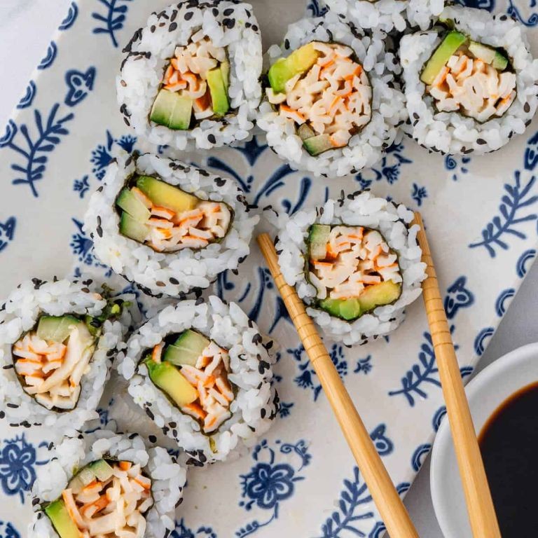 Easy Crab Meat Sushi Rolls