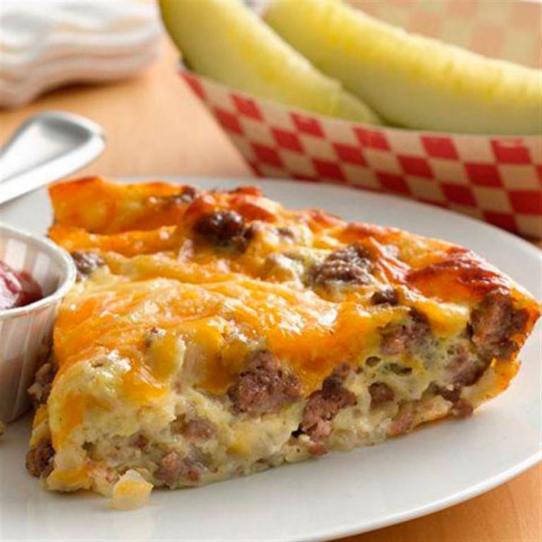Easy Homemade Cheeseburger Pie