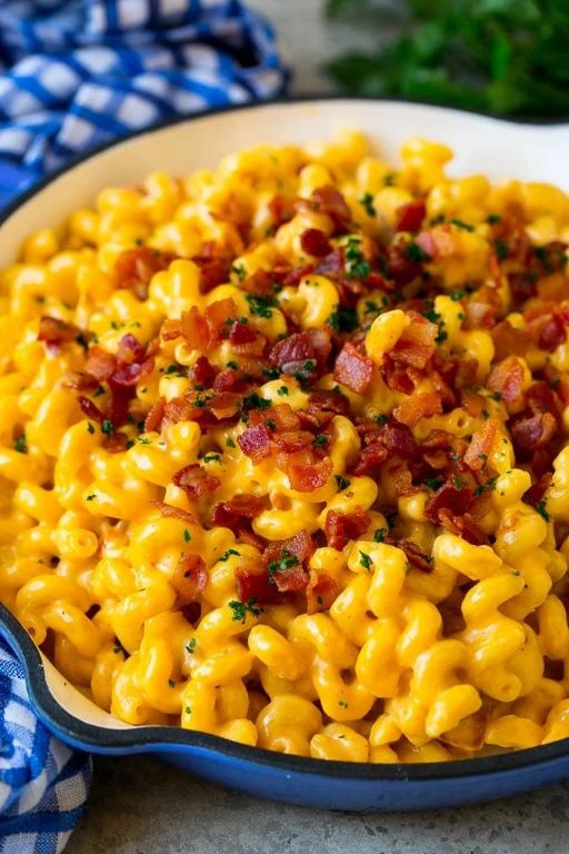 Easy Mac and Cheese with Bacon