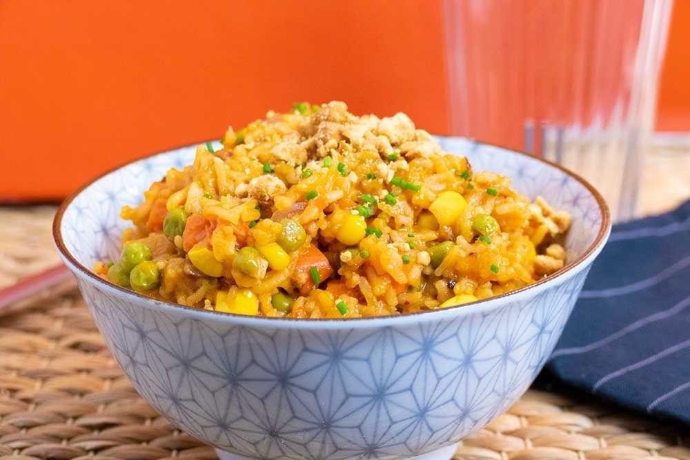Easy One Pot Vegetarian Coconut Rice