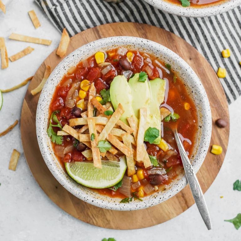 Easy Vegan Tortilla Soup