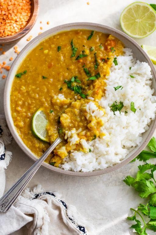 Easy lentil curry