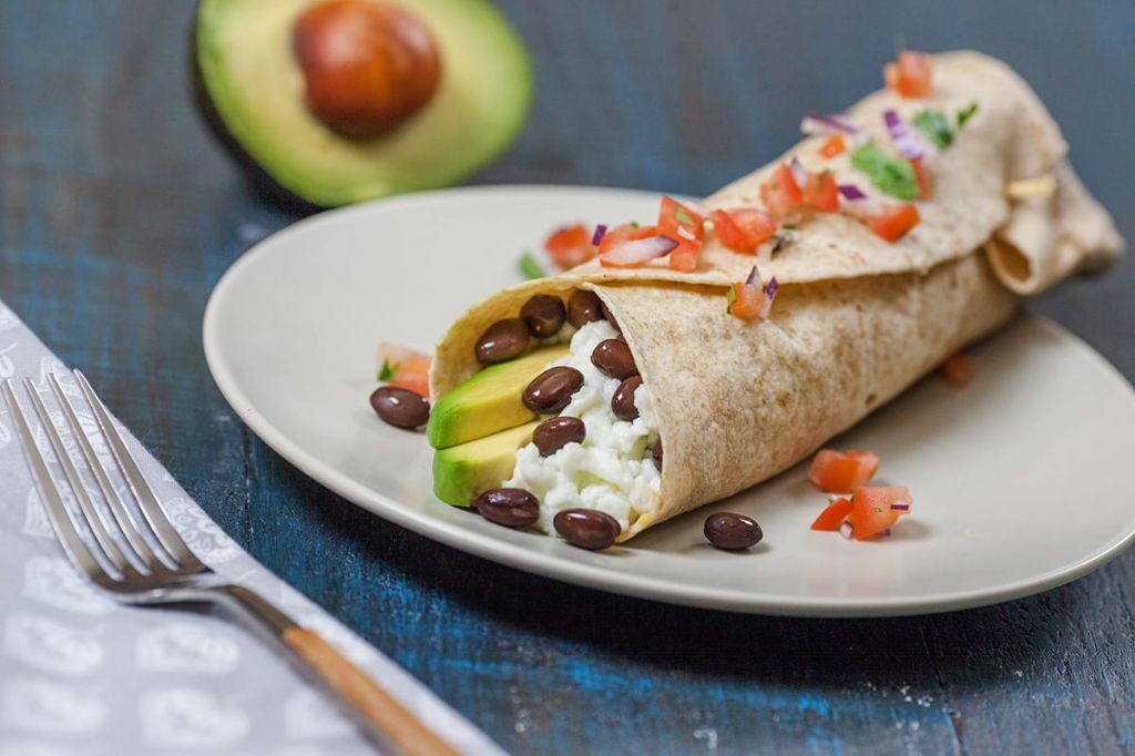 Egg Beaters Breakfast Burrito with Avocado