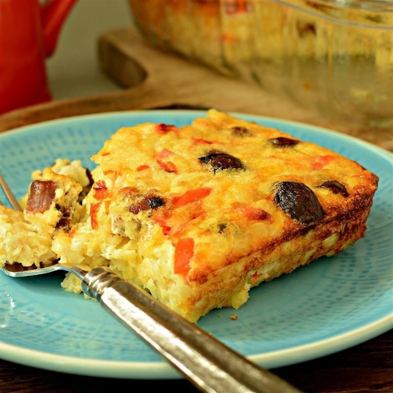 Egg Beaters Casserole with Sausage and Potatoes