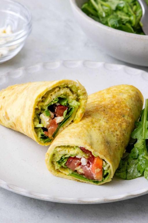 Egg and Cheese Keto Wraps