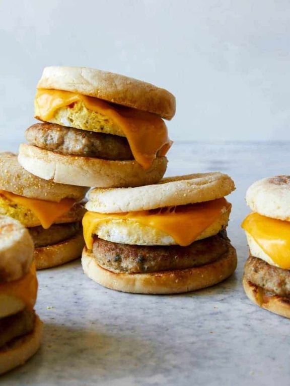 Egg and Turkey Sausage Breakfast Sandwich