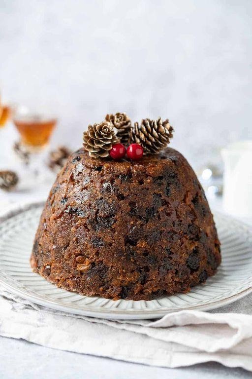 Eggless Christmas Pudding