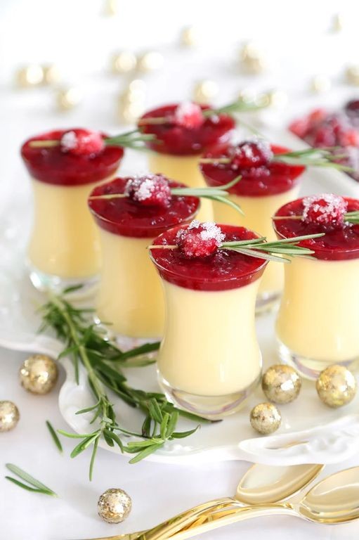 Eggnog Panna Cotta