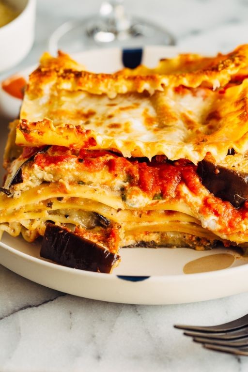 Eggplant Lasagna with Ricotta Cheese