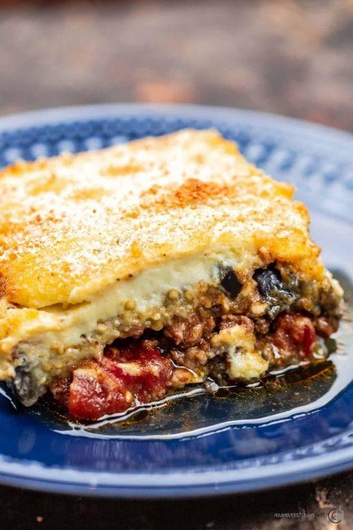 Eggplant Moussaka with Béchamel