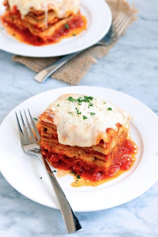 Eggplant Parmigiana Layers