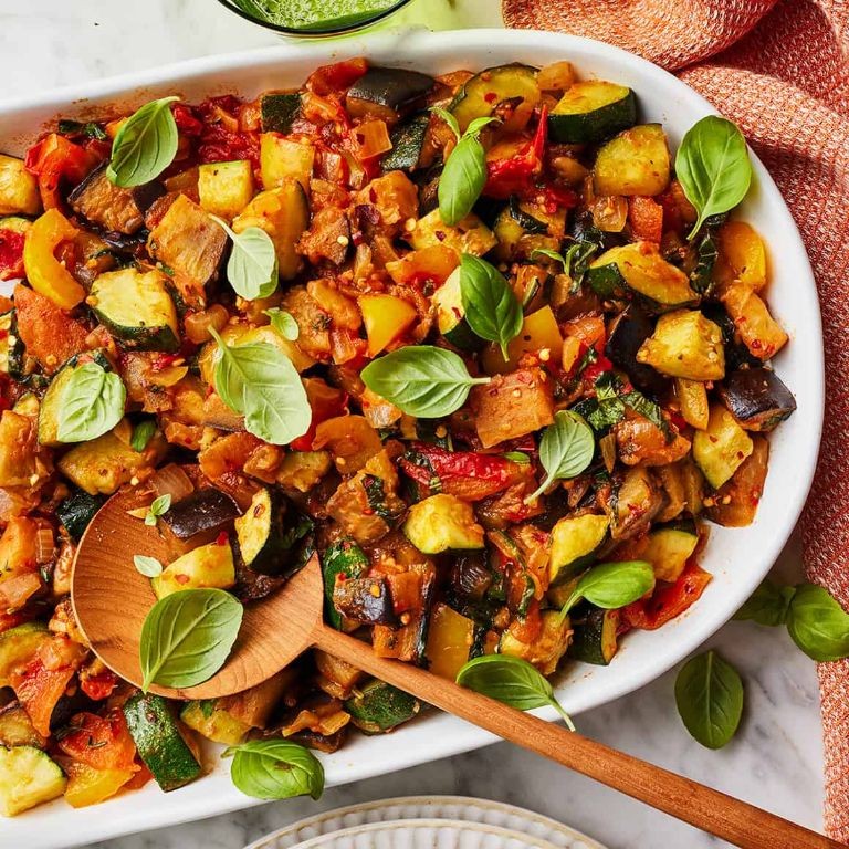 Eggplant Ratatouille with Fresh Herbs