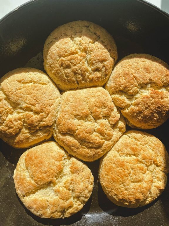 Einkorn Biscuits with Honey Butter
