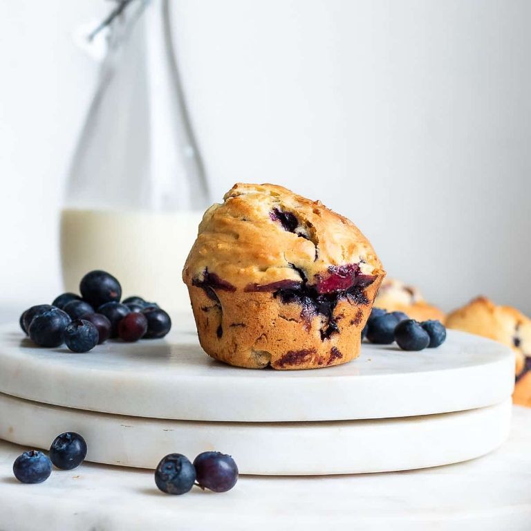 Einkorn Blueberry Muffins