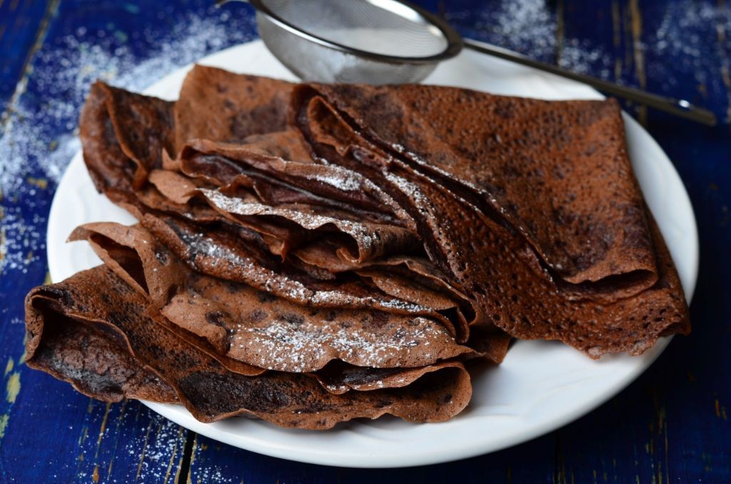 Einkorn Crepes with Nutella