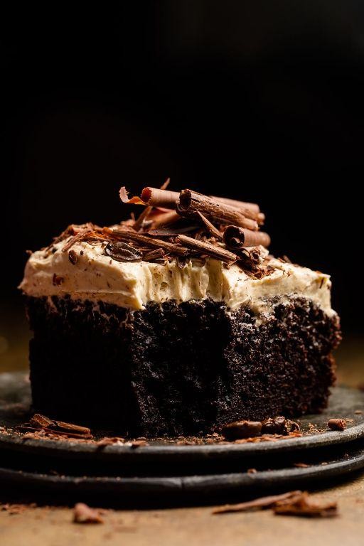 Espresso Butter Cake with Mocha Glaze
