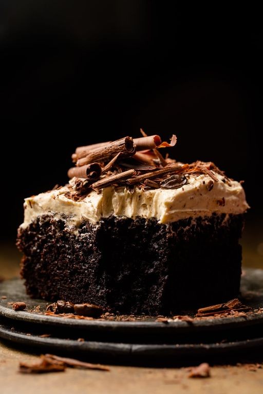 Espresso Chocolate Sheet Cake with Mocha Frosting