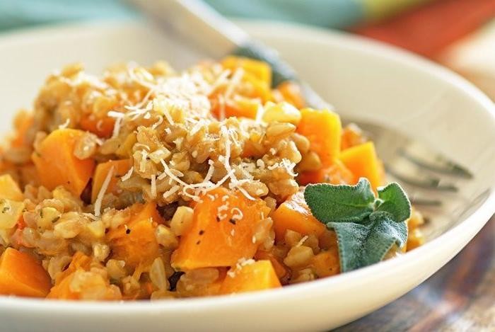 Farro Pasta with Butternut Squash and Sage
