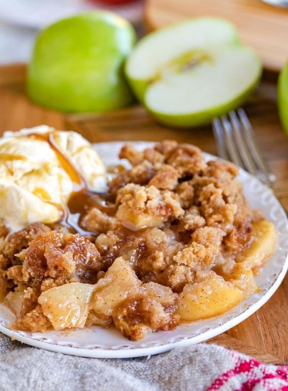 Fast Apple Crumble