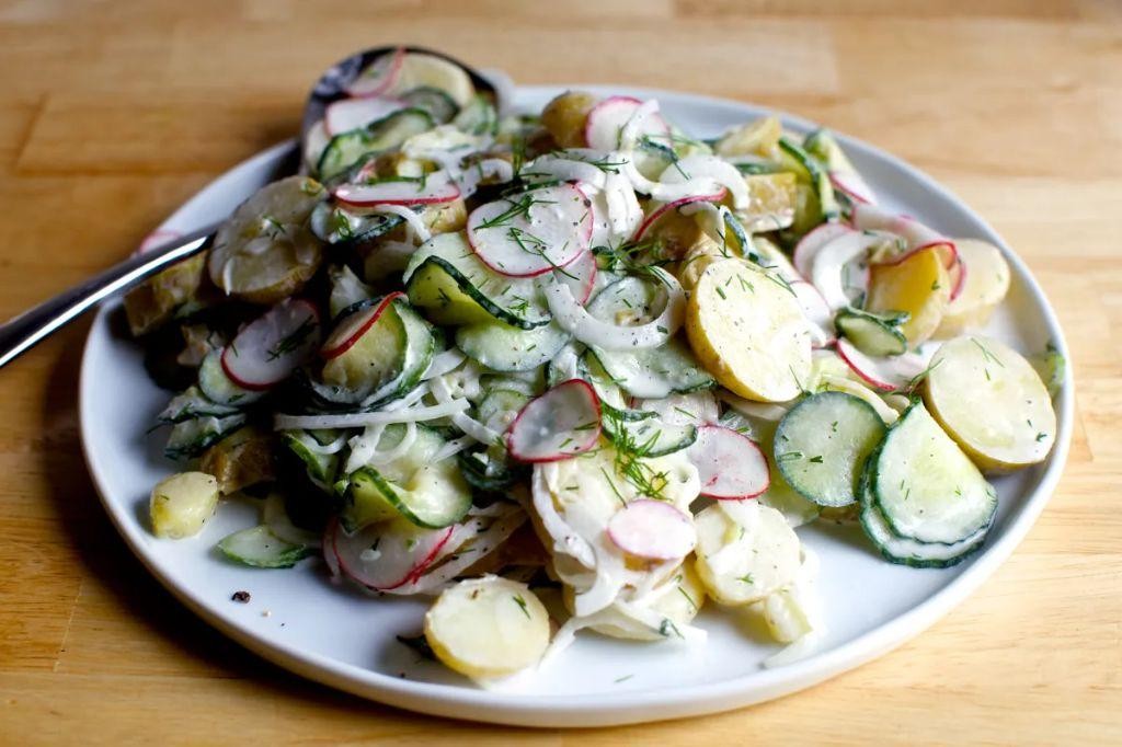 Fermented Cucumber and Dill Salad