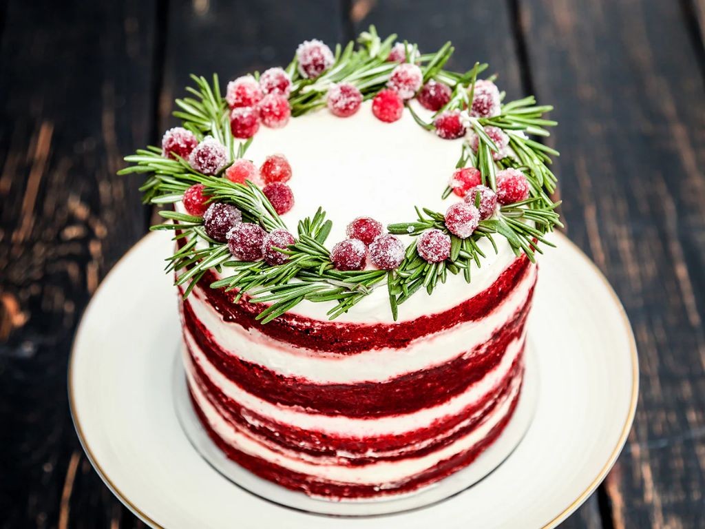 Festive Red Velvet Cake