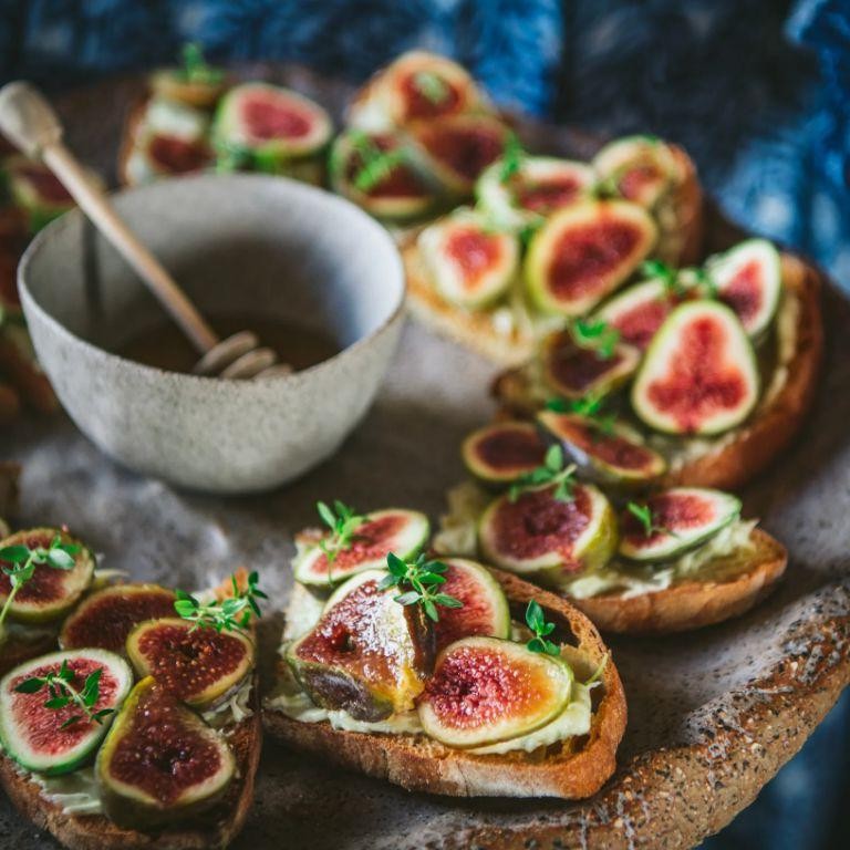 Fig and Honey Bruschetta