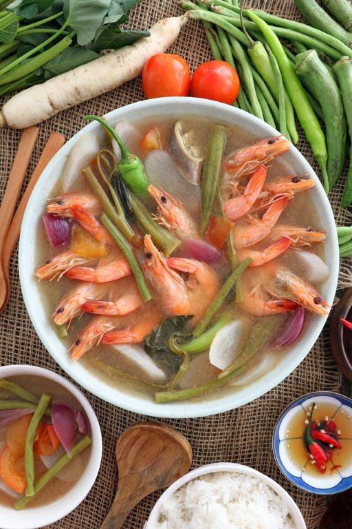 Filipino Sinigang na Hipon (Shrimp Sour Soup)