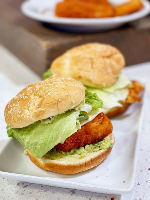 Fish Fillet Sandwich with Tartar Sauce