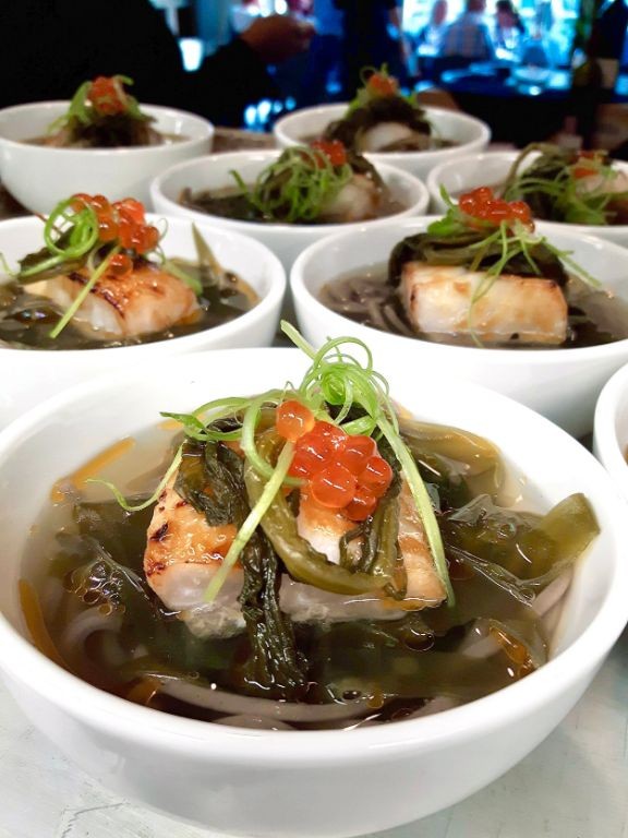 Fish Soup with Seaweed and Herbs