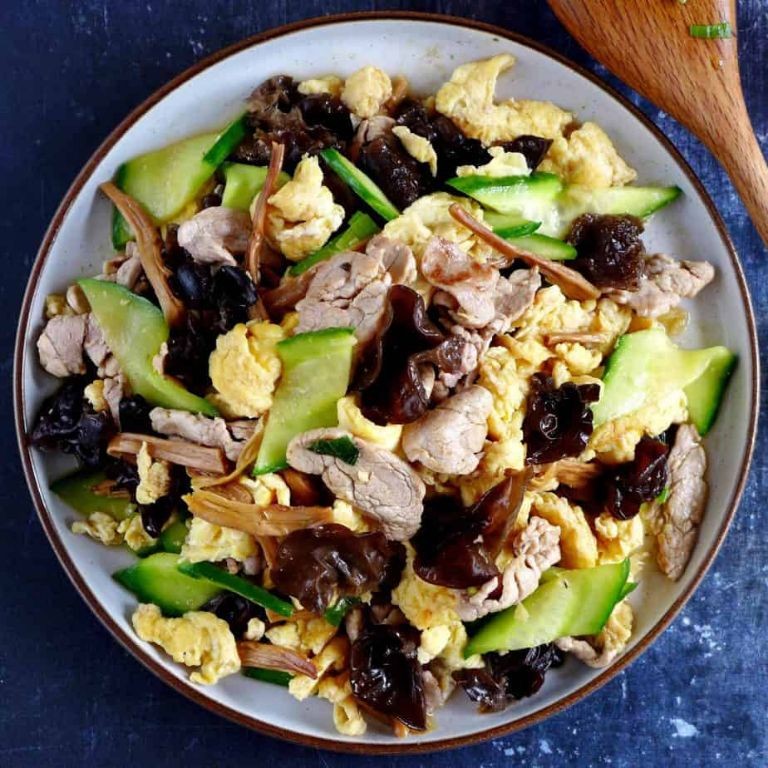 Five-Spice Moo Shu Pork with Mushrooms